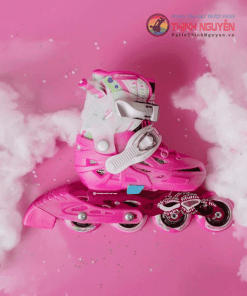 Giày trượt patin flyting eagle s6 dành cho trẻ em màu hồng